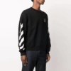 Arrows Back Logo Pullover Svart