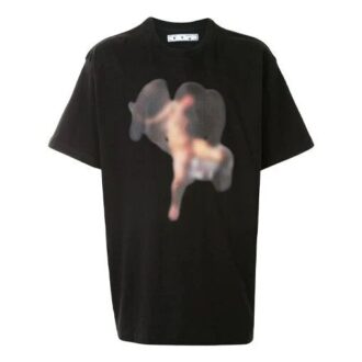 Arrows Blurred Logo T-skjorte for menn, svart