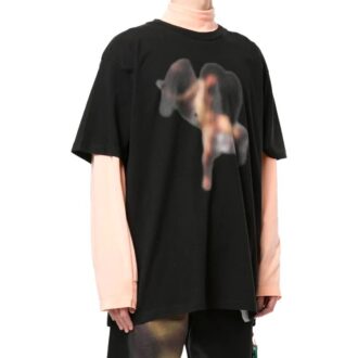 Arrows Blurred Logo T-skjorte for menn, svart