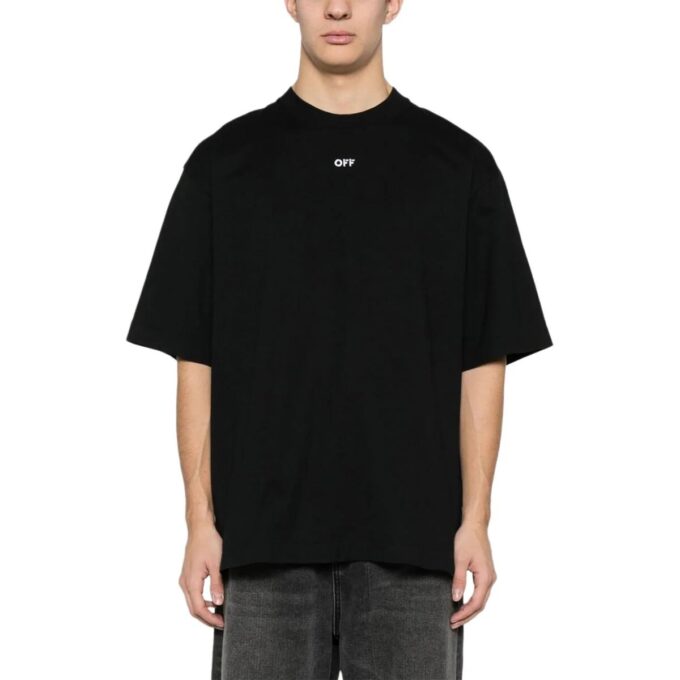 Arrows-broderi Bomulls-T-skjorte &laquo;Svart&raquo;