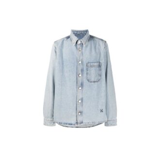 Arrows Denim-skjorte med lange ermer for menn