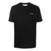 Arrows Logo-mønster, kort ermet, slim fit-versjon, svart