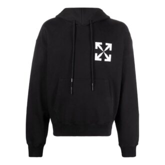 Arrows Logo-Print Bomullshettegenser &laquo;Svart&raquo;