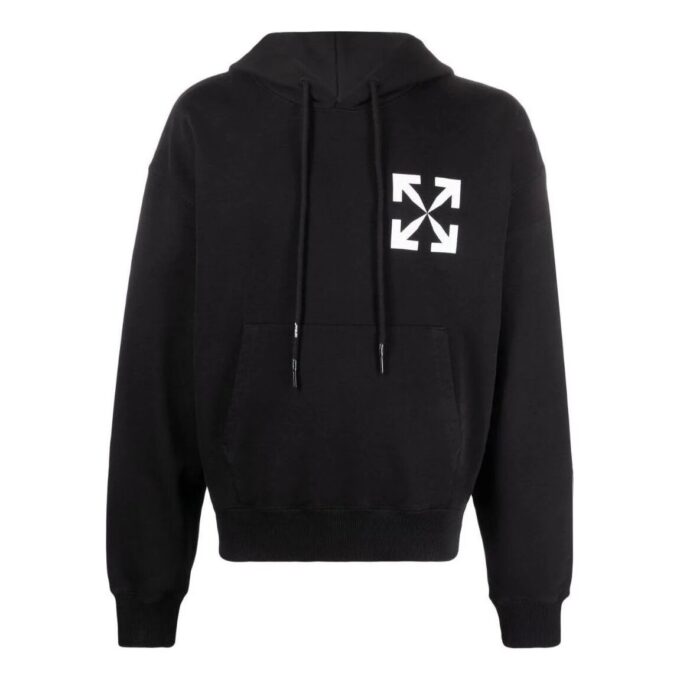 Arrows Logo-Print Bomullshettegenser &laquo;Svart&raquo;