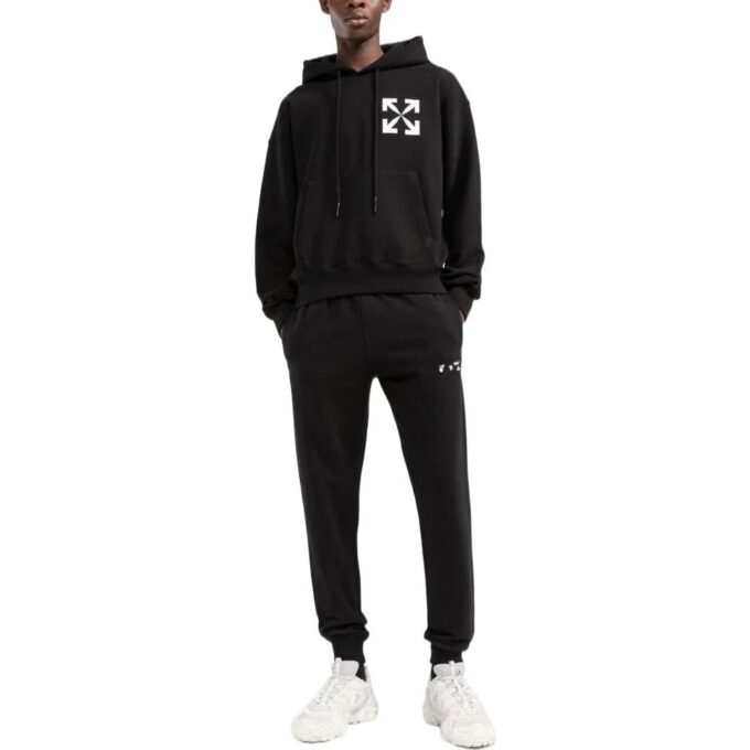 Arrows Logo-Print Bomullshettegenser &laquo;Svart&raquo;