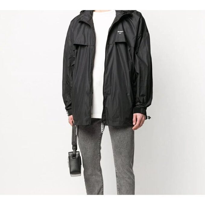 Arrows Modern Street Trenchcoat for menn, svart