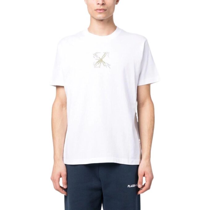 Arrows-Print Cotton Tee &laquo;White&raquo;