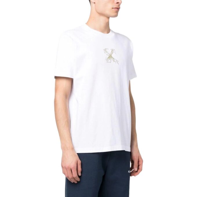 Arrows-Print Cotton Tee &laquo;White&raquo;