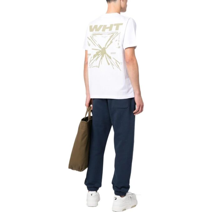 Arrows-Print Cotton Tee &laquo;White&raquo;