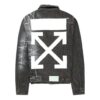 Arrows Slim Denimjakke med brodert logo, svart
