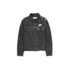 Arrows Slim Denimjakke med brodert logo, svart
