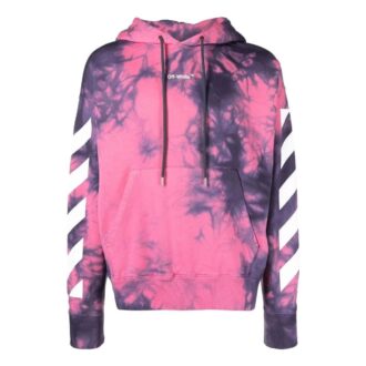 Arrows tie-dye-hettegenser «Pink»