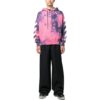 Arrows tie-dye-hettegenser «Pink»