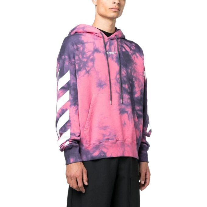 Arrows tie-dye-hettegenser «Pink»