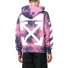 Arrows tie-dye-hettegenser «Pink»