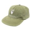 Baseballcap med brodert logo, grønn