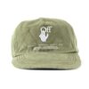 Baseballcap med brodert logo, grønn