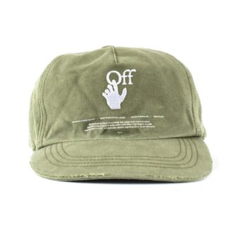 Baseballcap med brodert logo, grønn