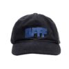 Baseballcap med brodert logo, svart
