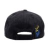 Baseballcap med brodert logo, svart