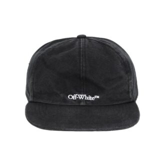 Baseballcap med logo, grå og hvit