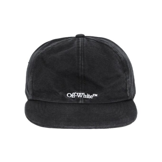 Baseballcap med logo, grå og hvit