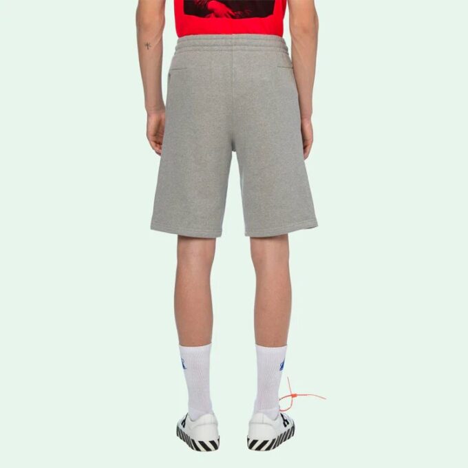 Basic Printing Small Logo Shorts Grå