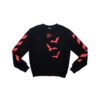 Bats Logo Rundhalset Slim-Fit Genser