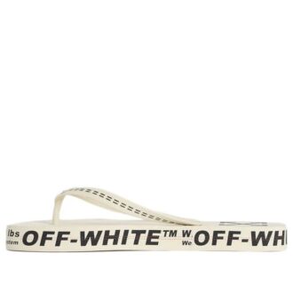 Beach Alphabet Tykke såler Hvite flip-flops