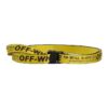 Belte med logo, 3,5 cm bredt, gult