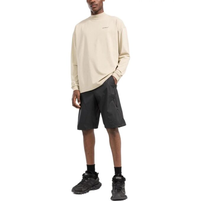 Bermudashorts med glidelås «Svart»