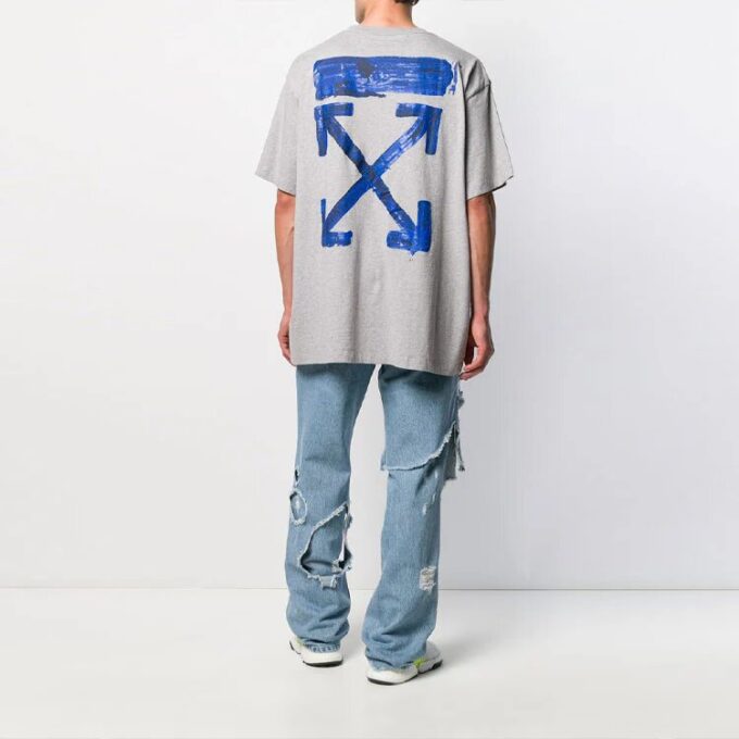 Blue Arrows Oversized kortærmet Shorts