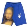 Blurred Monalisa-sweatshorts «Blue»
