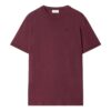 Bomulls-T-skjorte med brodert logo «Burgundy»