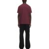 Bomulls-T-skjorte med brodert logo «Burgundy»