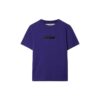 Bomulls-T-skjorte med brodert logo «Dark Purple»