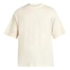Bomulls-T-skjorte med broderte piler «Angora White»