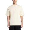 Bomulls-T-skjorte med broderte piler «Angora White»