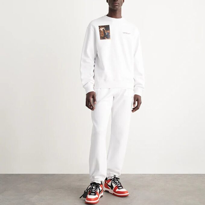 Bomullsgenser med Caravaggio-trykk FW22
