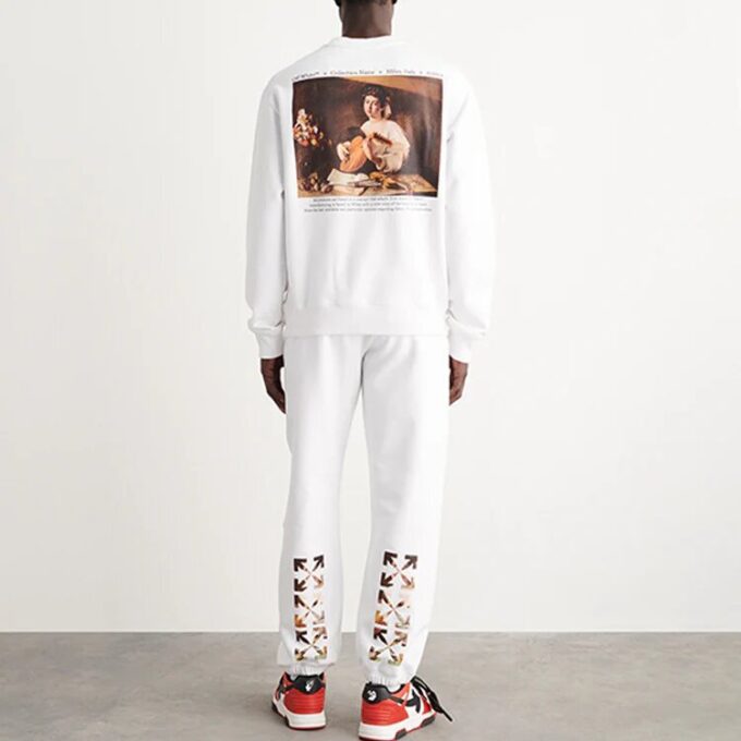 Bomullsgenser med Caravaggio-trykk FW22
