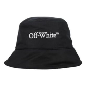 Bookish brodert logo-buckethat «Black»