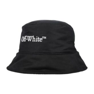 Bookish brodert logo-buckethat «Black»
