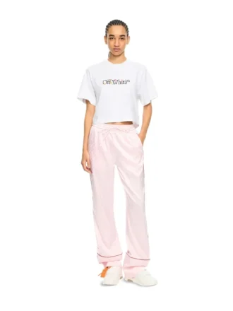 Bookish Glowing Flower Crop T-skjorte