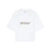 Bookish Glowing Flower Crop T-skjorte