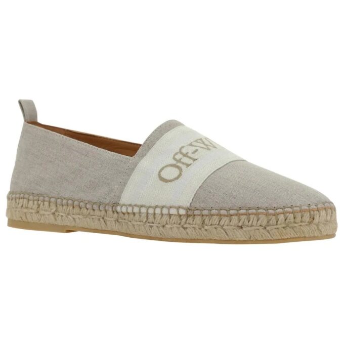 Bookish Linen Espadrillas &laquo;Lys beige hvit&raquo;