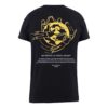 Broderte Earth-trykk, kort ermet, svart