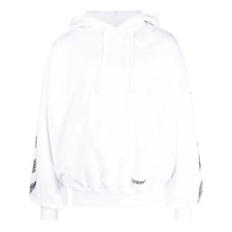 Broderte hettegenser «White»