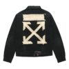 Bronsefarget gummistropp Arrow Classic Denim Logo-jakke