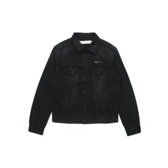Bronsefarget gummistropp Arrow Classic Denim Logo-jakke