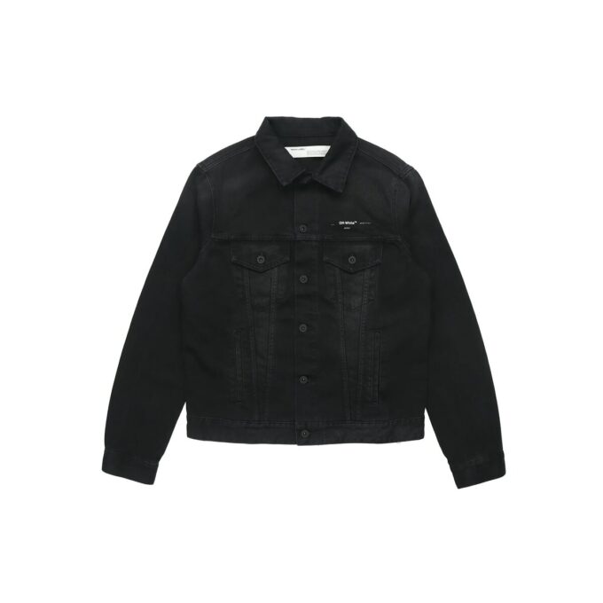Bronsefarget gummistropp Arrow Classic Denim Logo-jakke